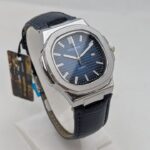 Martyn Line With Leather Strap - Dark Blue
