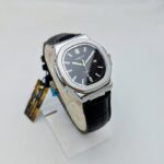 Martyn Line With Leather Strap - Black